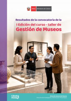 Resultados de la convocatoria. I Curso-taller de Gestión de Museos