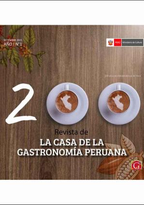Revista de la Casa de la Gastronomía Peruana N° 1