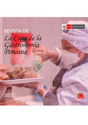 Revista de la Casa de la Gastronomía Peruana N° 3