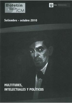 Boletín Museo José Carlos Mariátegui setiembre-octubre 2010