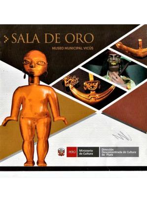 Tríptico Sala de Oro del Museo Municipal Vicús