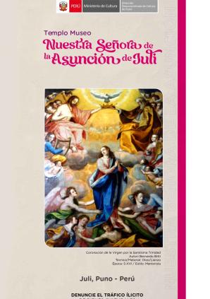 Tríptico Templo Museo Nuestra Señora de la Asunción de Juli
