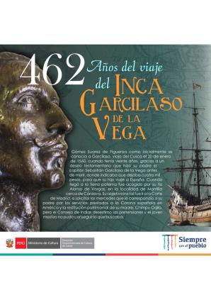 462 años del viaje del Inka Garcilaso de la Vega